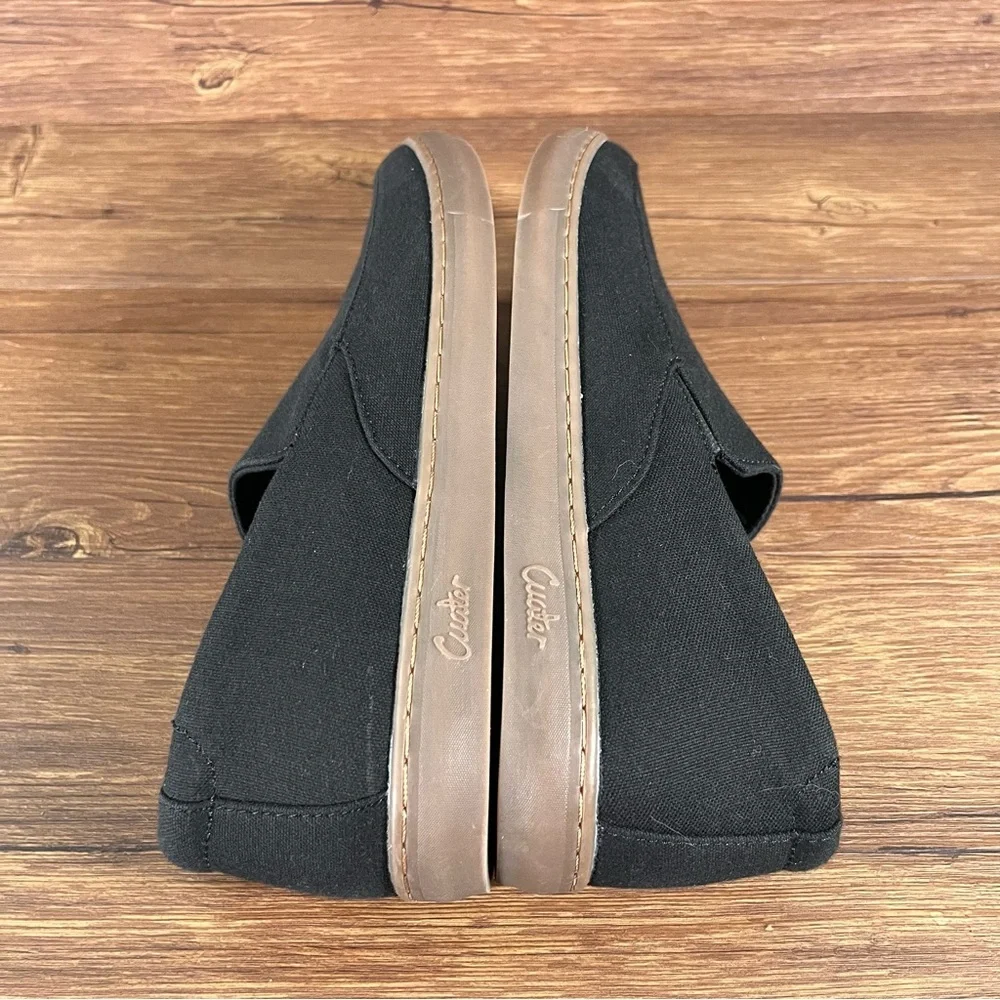 CUATER‎ By Travis Mathew Black Slip-On Sneakers Gumsole Shoes Men’s Size 10